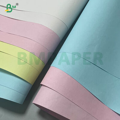 White Blue Yellow 78-85g Carbonless Copy  Paper 214mm 305mm 650mm In Roll

