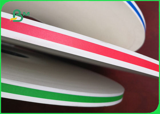 पार्टी के लिए बायोडिग्रेडेबल पीला पीने का स्ट्रॉ पेपर रंगीन धारियाँ