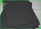 बॉक्स पैकिंग के लिए 300 - 350 जीएसएम वन साइड कोटेड ग्लॉसी ब्लैक कार्डबोर्ड