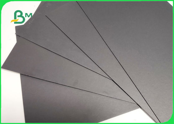 एफएससी एसजीएस एफडीए प्रमाणित 350gm 400gsm ब्लैक कार्डबोर्ड नोटबुक कवर के लिए