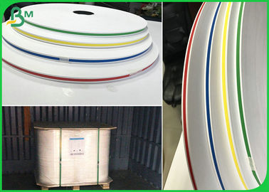 सोरबेट्स के लिए खाद्य ग्रेड के साथ पर्यावरण 60gsm 120gsm मुद्रित स्ट्रॉ पेपर रोल