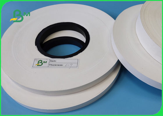 28g और 60g और 120g ब्लू स्ट्रॉ पेपर रोल्स लचीले FSC और FDA स्ट्रिप प्रिंटिंग