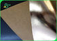 DIY शिल्प के लिए 0.55 और 0.8 मिमी मोटी धोया कागज चौड़ाई 150 सेमी ब्राउन और काले रंग