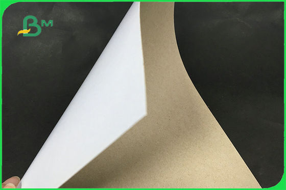 पैकिंग बॉक्स FSC के लिए पुनर्नवीनीकरण एक तरफ लेपित सफेद ग्रे वापस द्वैध बोर्ड