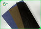 बैग डिजाइन के लिए MOQ 1 यार्ड 0.3 मिमी 0.55 मिमी फाइबर रंगीन धो सकते हैं क्राफ्ट पेपर