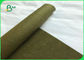 बैग के डिजाइन के लिए हरे रंग का 0.55 मिमी स्वनिर्धारित सॉफ्ट वॉश क्राफ्ट पेपर