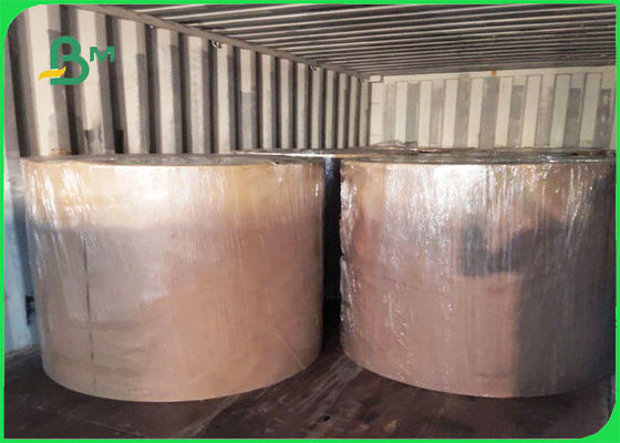 Fsc प्राधिकृत C1S बोर्ड ग्रे बैक ऑफसेट प्रिंटिंग के साथ जंबो रोल्स 1160 मिमी में