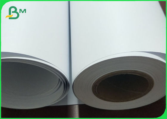 80G हाई व्हाइट सीएडी प्लॉटर पेपर रोल 610MM 914 MM FSC स्वीकृत