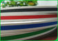 रंगीन ड्रिंकिंग स्ट्रॉ बनाने के लिए बायोडिग्रेडेबल 15 मिमी स्ट्राइप स्ट्रा पेपर
