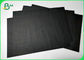 पुन: प्रयोज्य प्रदूषण मुक्त Uncoated काले कार्डबोर्ड उच्च शक्ति हैंडबैग सामग्री