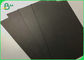 एफएससी स्वीकृत नमी सबूत 350gsm ब्लैक पेपरबोर्ड रिसाइकिल कपड़े टैग सामग्री