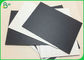 उपहार पैकेज के लिए 95 x 120 सेमी उच्च कठोरता 2 मिमी 2.5 मिमी ब्लैक कार्डबोर्ड पेपर