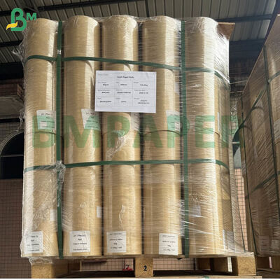 600 मिमी चौड़ी पैकेजिंग क्राफ्ट पेपर रोल 50 मिमी कोर के लिए 60gsm 80gsm