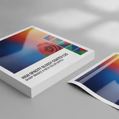 High Opacity Glossy Coated C2S Paper Suitable for High Resolution Printing Delivering Sharp Images and Rich Color Depth