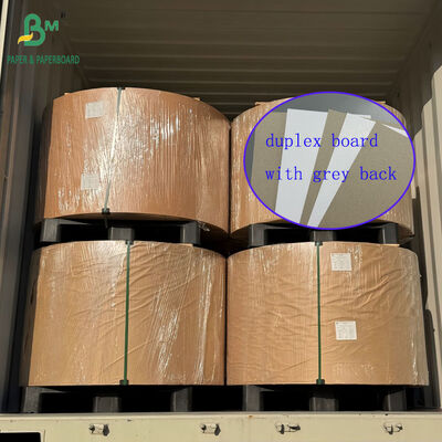 250gsm 300gsm क्ले कोटेड डुप्लेक्स बोर्ड ग्रे बैक पैकेज के लिए 27.25x28 इंच