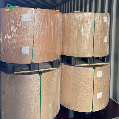 एक तरफ चमकदार 70 जीएसएम सफेद गीला - बीयर लेबल के लिए मजबूत पेपर रोल