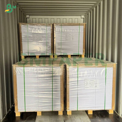 एक तरफ चमकदार 70 जीएसएम सफेद गीला - बीयर लेबल के लिए मजबूत पेपर रोल