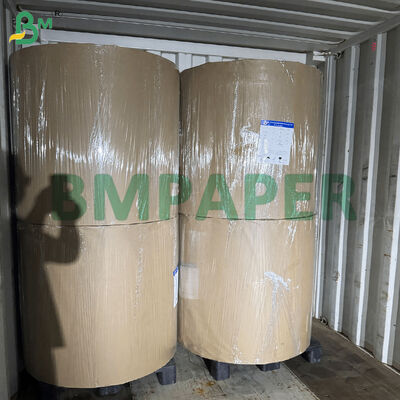 पीई कोटिंग के साथ क्राफ्ट लिफाफा पेपर रोल 75 ग्राम + 10 ग्राम हीट सीलबल