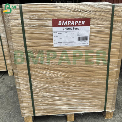 250gsm अनकोटेड व्हाइट कार्डबोर्ड ब्रिस्टल बॉन्ड पेपर शीट्स 24.5 X 36 इंच हैवीवेट स्मूथ सरफेस