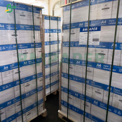 75gsm 80gsm डिजिटल लेजर प्रिंटिंग एनसीआर कार्बनलेस कॉपी पेपर