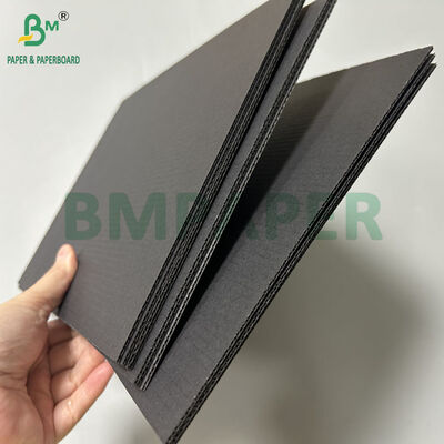 1.5mm 1.7mm काला रंग एफ फ्लूट नालीदार पेपरबोर्ड पैकेज के लिए 1000 x 1420mm
