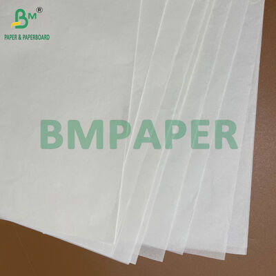 40GSM सफेद फूड ग्रेड ग्रीसप्रूफ पेपर रोल बर्गर और सैंडविच रैपिंग के लिए