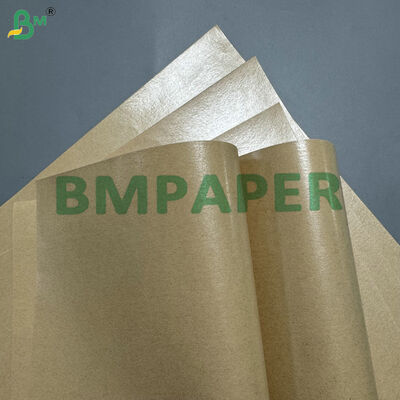 डिस्पोजेबल कटलरी और पाउच पैकेजिंग के लिए 35-50gsm फूड ग्रेड पीई कोटेड क्राफ्ट पेपर रोल