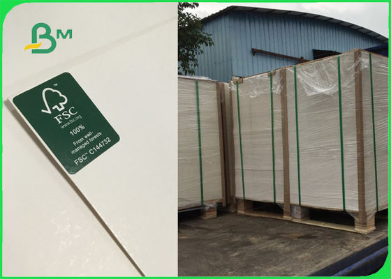 250gsm 270gsm 300gsm व्हाइट C1S आइवरी बोर्ड फोल्ड वन साइड कोटेड FSC सर्टिफाइड