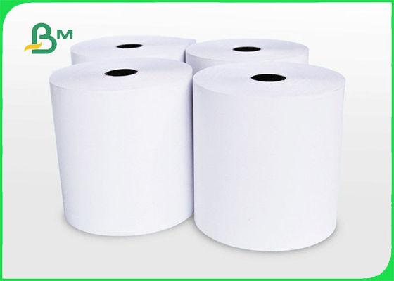 पीओएस कैश रजिस्टर के लिए 48gsm 55gsm थर्मल पेपर 640mm * 6000m क्लियर प्रिंटिंग
