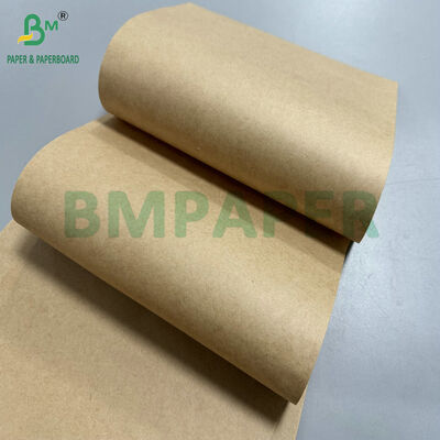 औद्योगिक और खुदरा बैग के लिए हेवी ड्यूटी 70gsm / 80gsm क्राफ्ट पेपर रोल्स प्राकृतिक ब्राउन पेपर