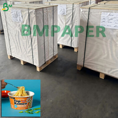 210-280gsm डबल पीई लेपित सूप कटोरा कागज विरोधी रिसाव Greaseproof कार्डबोर्ड